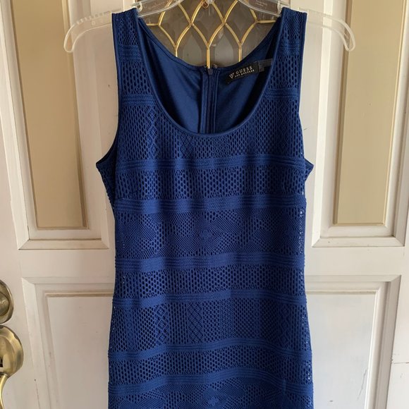 Guess Blue Formal Dress Sz6 - Picture 1 of 3